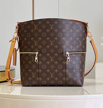 Louis Vuitton LV Melie Shoulder Tote Bag 35x42x13cm