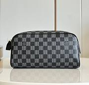 Louis Vuitton LV Damier Toilet Dopp Kit Pouch 28 x 15 x 16.5 cm - 1