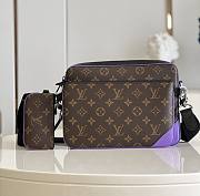 Louis Vuitton LV Trio Messenger Bag Monogram Purple 25 x 18.5 x 7 cm - 1