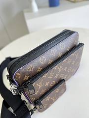 Louis Vuitton LV Trio Messenger Bag Monogram Purple 25 x 18.5 x 7 cm - 4