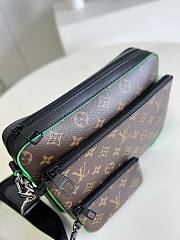 Louis Vuitton LV Trio Messenger Bag Monogram Green 25 x 18.5 x 7 cm - 4