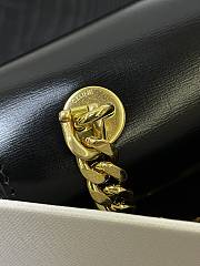 Celine Chain Shoulder Bag Cuir Triomphe Black Gold Chain 20.5x10.5x4cm - 5