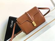 Celine Mini Soft 16 In Smooth Calfskin Tan 18x12.5x6cm - 1