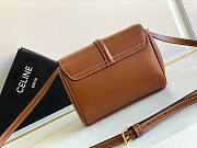 Celine Mini Soft 16 In Smooth Calfskin Tan 18x12.5x6cm - 3