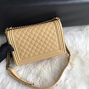 Chanel Leboy Caviar Beige Gold 28cm - 4