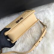 Chanel Leboy Caviar Beige Gold 28cm - 3