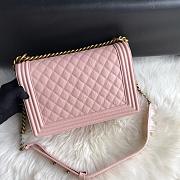 Chanel Leboy Caviar Pink Gold 28cm - 3