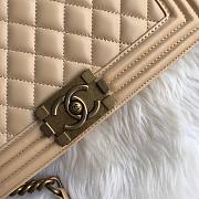 Chanel Leboy Lambskin Beige Gold 25cm - 2