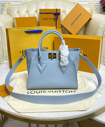 Louis Vuitton LV On My Side PM Blue 25x20x12cm