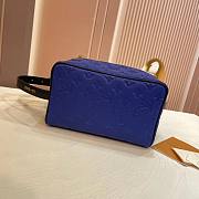 Louis Vuitton LV Dop Kitt Monogram Blue 15x24x15cm - 5