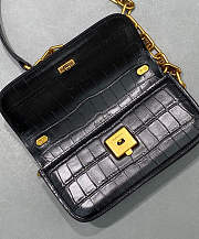 Balenciaga Gossip XS Bag With Chain Black 19x10x7cm - 3