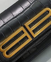 Balenciaga Gossip XS Bag With Chain Black 19x10x7cm - 2