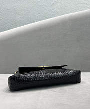 Balenciaga XX Small Flap Bag Crocodile Embossed Black 27x25x5cm - 2