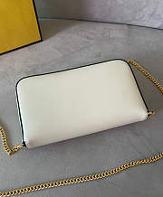 Fendi Wallet On Chain With Pouches White 21x13x3cm - 5