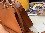 Fendi Peekaboo ISEEU Medium handbag Brown 33.5×25.5x13cm - 6