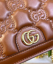 Gucci GG Matelasse Chain Wallet Brown 20x12.5x4cm - 2