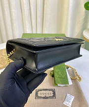 Gucci GG Matelasse Chain Wallet Black 20x12.5x4cm - 6