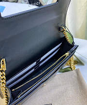 Gucci GG Matelasse Chain Wallet Black 20x12.5x4cm - 5