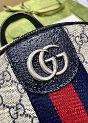 Gucci GG Supreme Ophidia Backpack Blue 21x29cm - 2