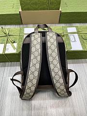 Gucci GG Supreme Ophidia Backpack Brown 21x29cm - 3