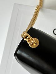 Celine Teen Chain Besace Triomphe Black 19x15x6cm - 4