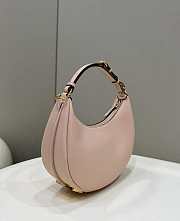 Fendi Fendigraphy Small White leather Bag Pink 29cm - 3