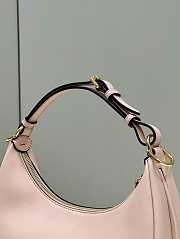 Fendi Fendigraphy Small White leather Bag Pink 29cm - 4