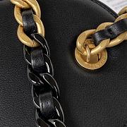 Chanel New Round Bucket Bag Black 16x13x11cm - 3