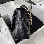 Chanel 19 Flap Bag Black Gold Hardware 26cm - 3