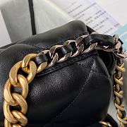 Chanel 19 Flap Bag Black Gold Hardware 26cm - 5