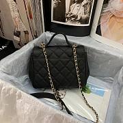 Chanel Business Affinity Bag Black 19x14x7cm - 4