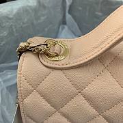 Chanel Business Affinity Bag Caviar Pink Gold 19x14x7cm - 6