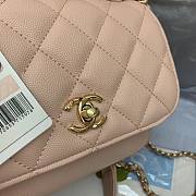 Chanel Business Affinity Bag Caviar Pink Gold 19x14x7cm - 4