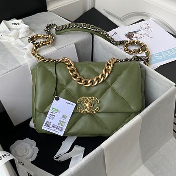 Chanel 19 Flap Bag Green 26cm