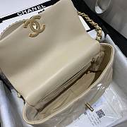 Chanel 19 Flap Bag Beige Gold Lambskin 26cm - 3