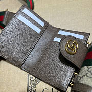 Gucci Ophidia GG Mini Bag And Detachable Brown Wallet  - 4