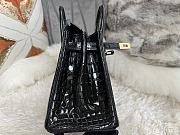 Hermes Birkin Crocodile Black Gold 25cm - 4