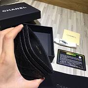 Chanel Card Holder Black Caviar Gold 11cm - 4