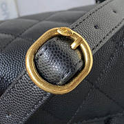 Chanel Small Vanity Case Caviar Black Gold 17.5x14.5x7.5cm - 6