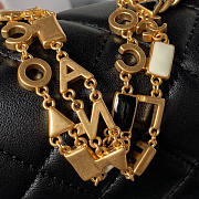 Chanel Small Flap Bag Black Gold Lambskin 20.5x17x6.5cm - 3