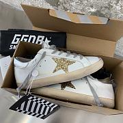 Golden Goose Deluxe Grey Gold Superstar  - 5