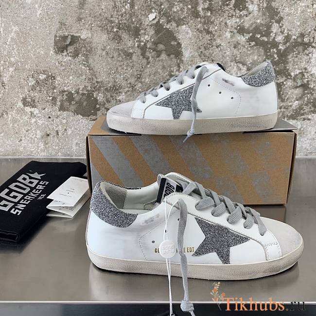 Golden Goose GGDB Deluxe Silver Superstar - 1