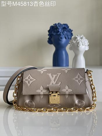 Louis Vuitton LV Favorite Grey Bag 24 x 14 x 9 cm