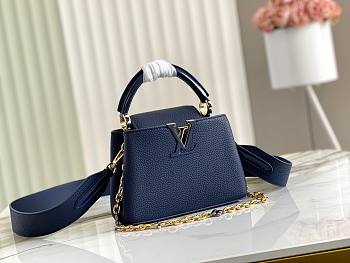 Louis Vuitton LV Mini Navy Blue 21x14x8cm