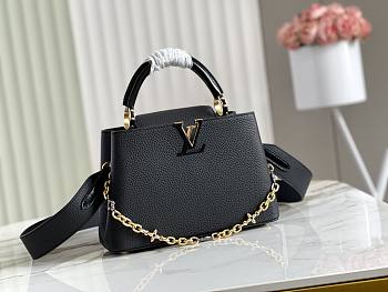 Louis Vuitton LV BB Black 27x18x9cm