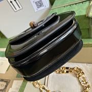 Gucci Bamboo 1947 Mini Top Handle Bag Black 17x12x7.5cm - 4