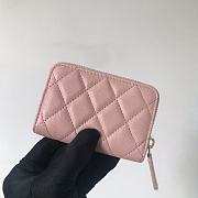 Chanel Classic Zipped Coin Purse Pink Gold Caviar 7.5x11x2cm - 5