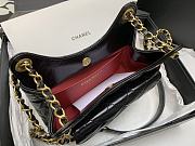 Chanel Small Hobo Black Bag 17x19x6cm - 5