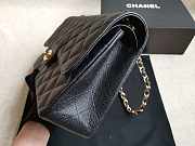 Chanel Flap Bag Caviar Gold Hardware GHW Jumbo Size 30 cm - 4