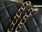 Chanel Flap Bag Caviar Gold Hardware GHW Jumbo Size 30 cm - 3